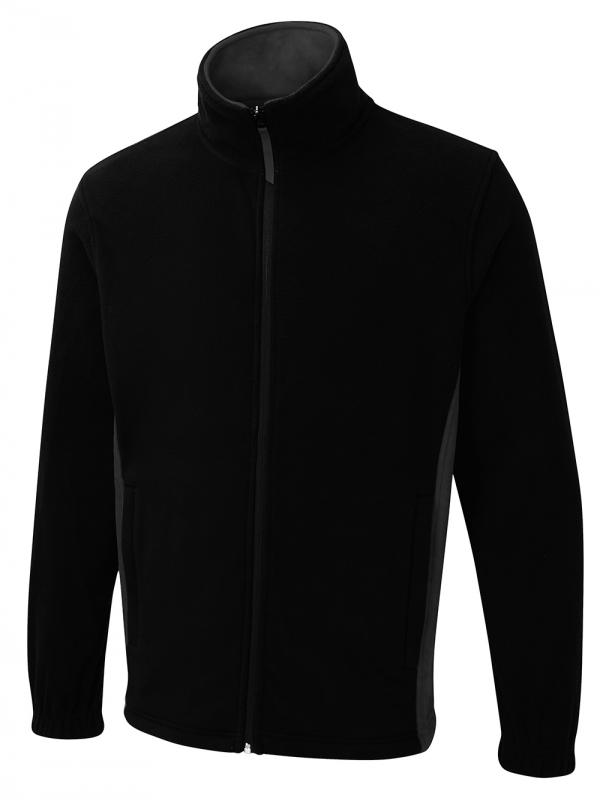 UC617 Unisex Two Tone Full Zip Fleece Jacket 280GSM