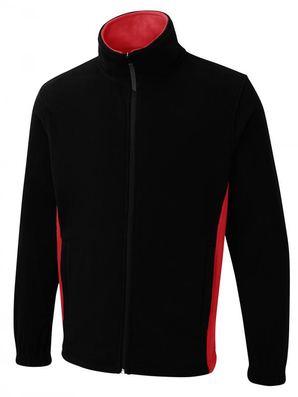 UC617 Unisex Two Tone Full Zip Fleece Jacket 280GSM