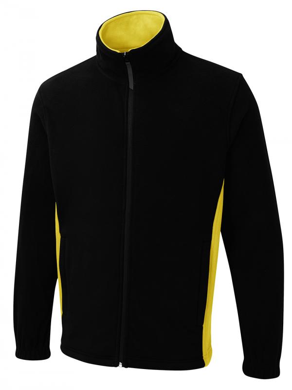 UC617 Unisex Two Tone Full Zip Fleece Jacket 280GSM