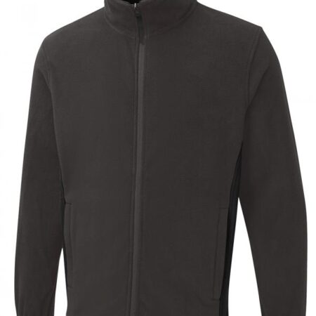 UC617 Unisex Two Tone Full Zip Fleece Jacket 280GSM - Image 5