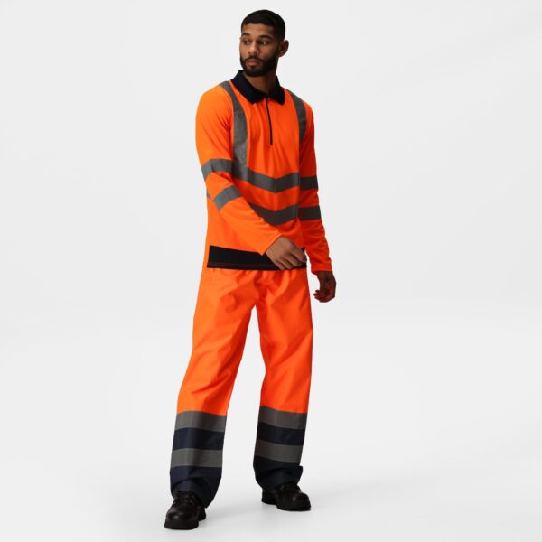 TRS192 Regatta  Pro hi-vis ls polo shirt quick-drying fabric, with great moisture-wicking performance