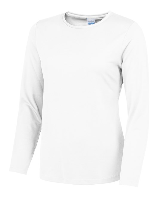 JC012 - JustCool AWDis Women's long sleeve cool T Shirt, Neoteric fabric for breathability