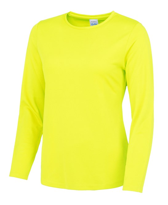 JC012 - JustCool AWDis Women's long sleeve cool T Shirt, Neoteric fabric for breathability