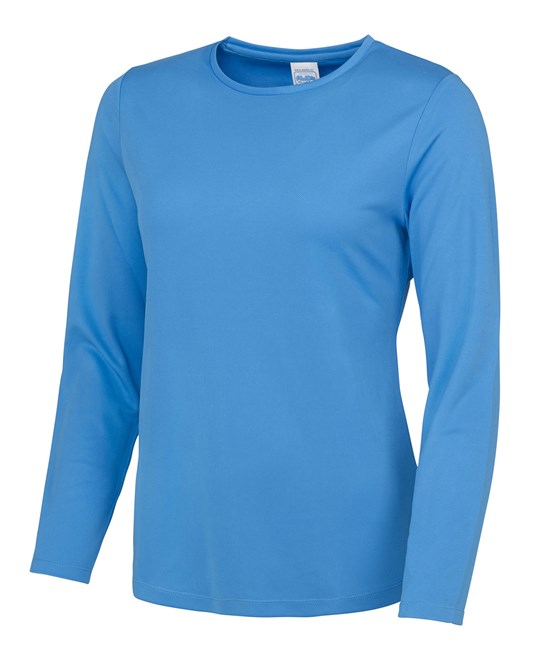 JC012 - JustCool AWDis Women's long sleeve cool T Shirt, Neoteric fabric for breathability