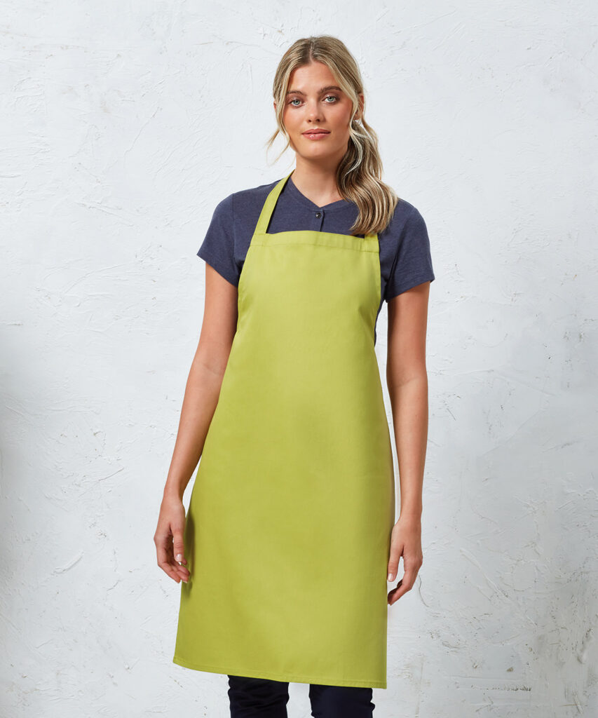 PR102 100% Organic Cotton Bib Kitchen & Front Of House Apron
