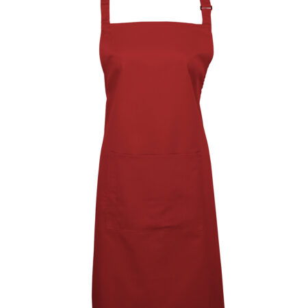 PR154 Bib apron, ideal for waiting on staff, a useful centre pocket with built in pen pocket, available in 50 colours - Image 2