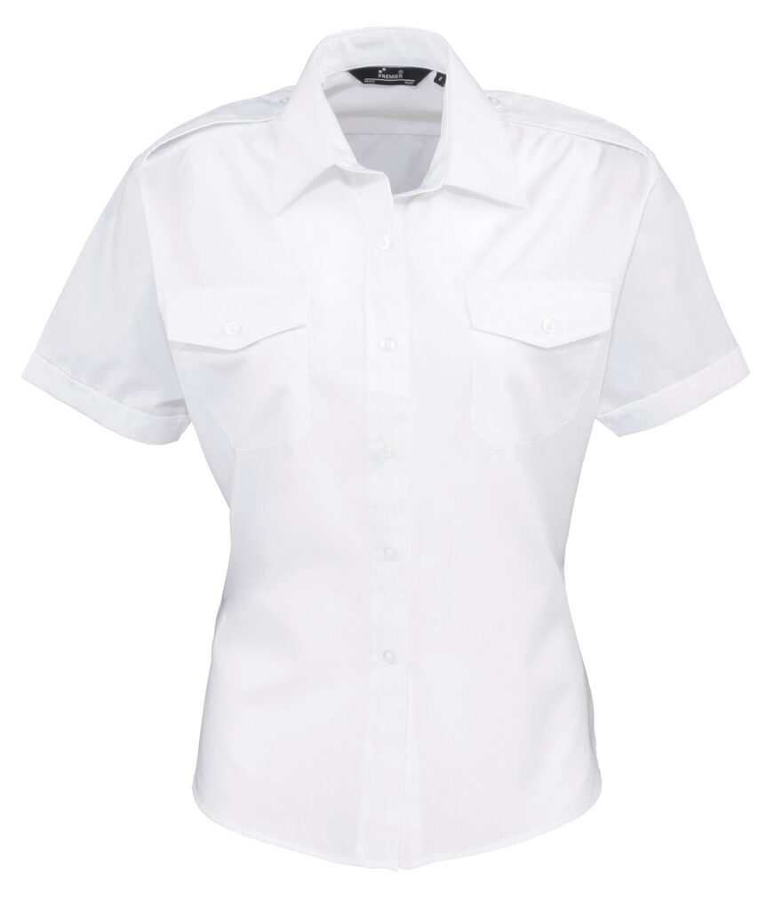 PR312 Women's short sleeve pilot blouse