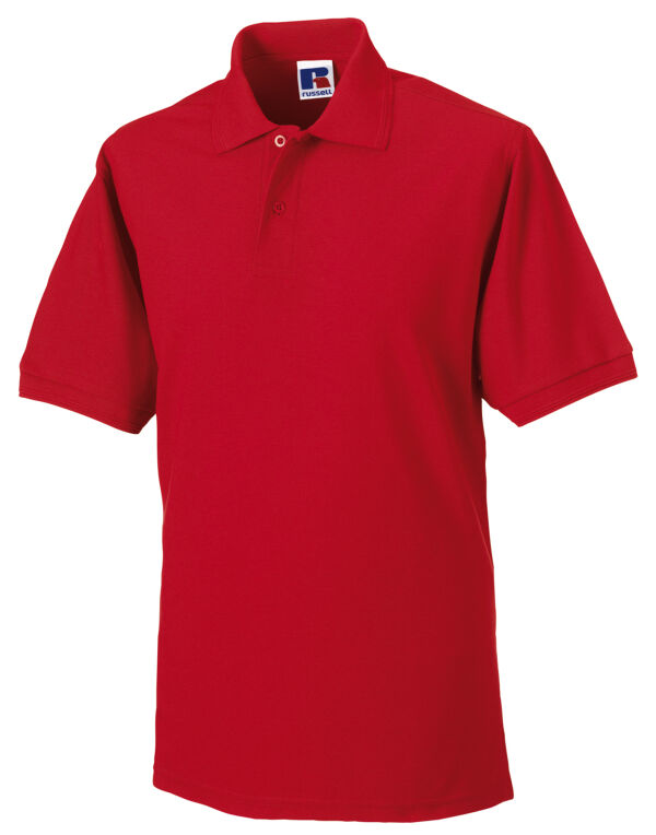 599M - Russell Hardwearing Polycotton Polo