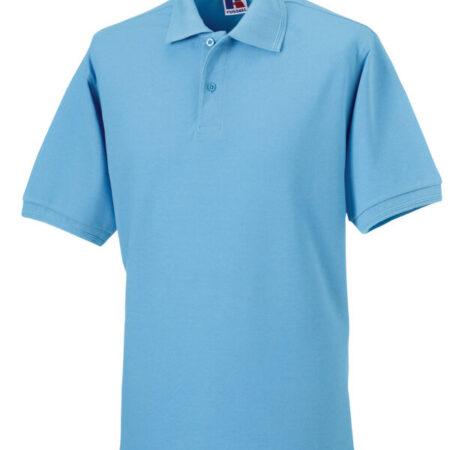 599M - Russell Hardwearing Polycotton Polo - Image 6