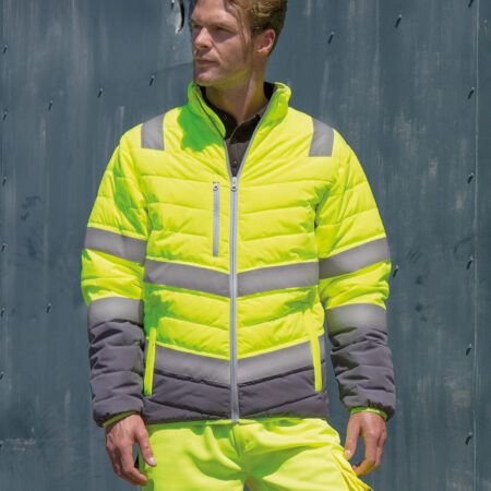 R325M Result Soft padded safety jacket, Super soft feel: lightweight and warm - Image 4