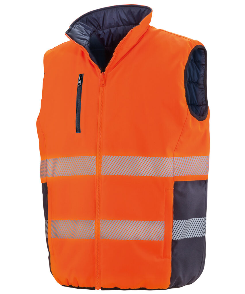 R332X Result Reversible soft padded gilet, Super soft lightweight and warm