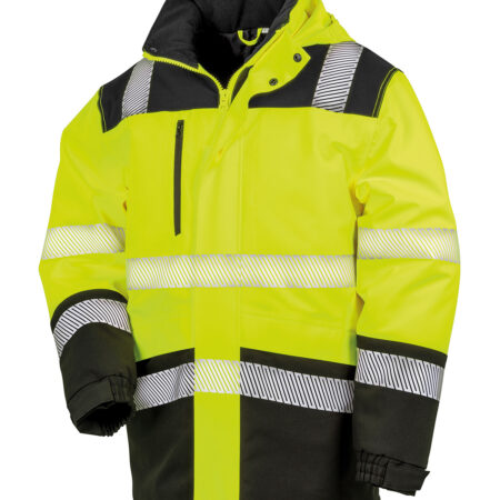 R475X Result softshell safety coat Waterproof 8000mm, breathable 3000mvp and windproof - Image 3