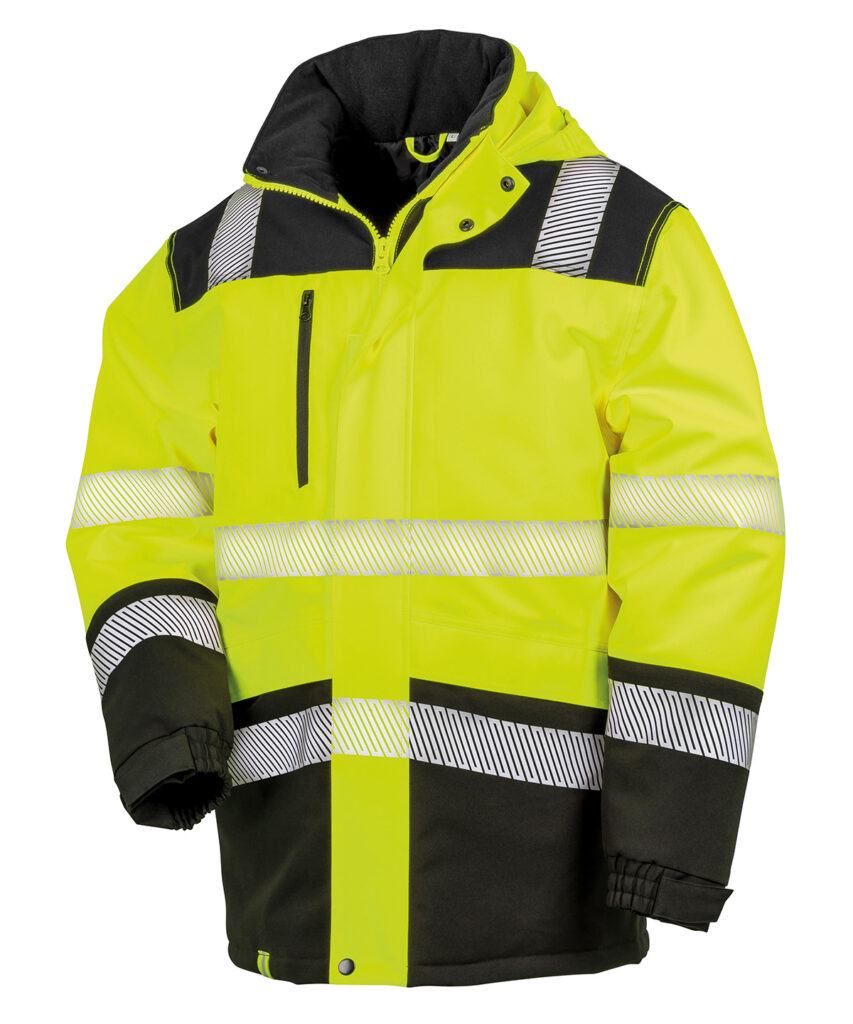 R475X Result softshell safety coat Waterproof 8000mm, breathable 3000mvp and windproof