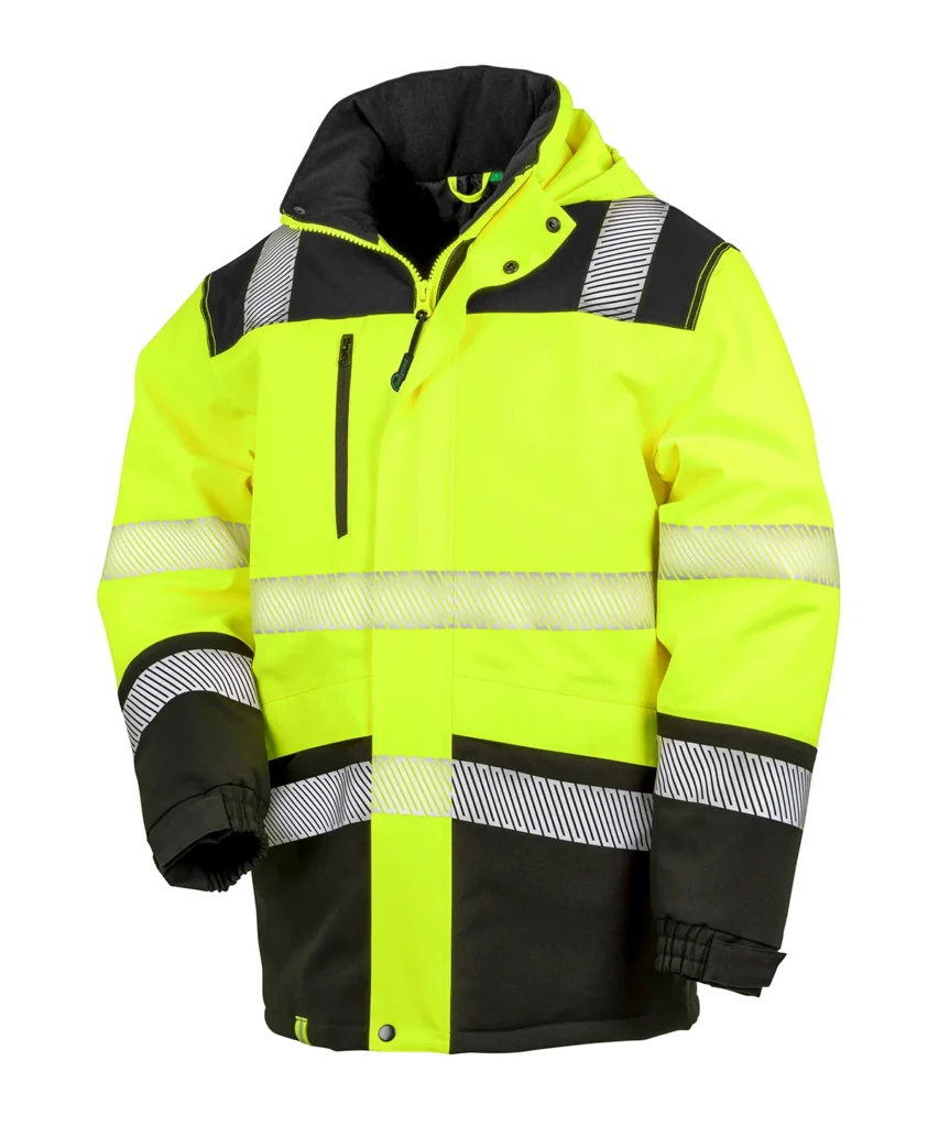R475X Result softshell safety coat Waterproof 8000mm, breathable 3000mvp and windproof