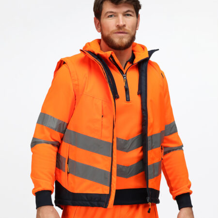 TRA840 Regatta High-vis pro breathable Isotex 10000 bodywarmer Orange