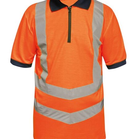 TRS189 Regatta Hi-vis pro polo 100% Polyester quick-dry fabric, enhanced visibility Orange - Image 3