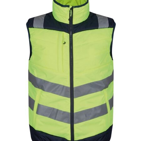 TRA871 Regatta Pro hi-vis thermal bodywarmer  with a warm lining and insulation to keep you toasty. - Image 6