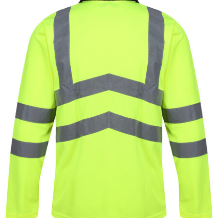 TRS192 Regatta  Pro hi-vis ls polo shirt quick-drying fabric, with great moisture-wicking performance - Image 4
