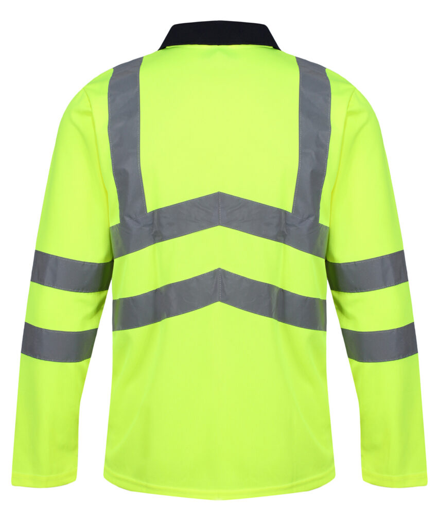 TRS192 Regatta Pro hi-vis ls polo shirt quick-drying fabric, with great moisture-wicking performance