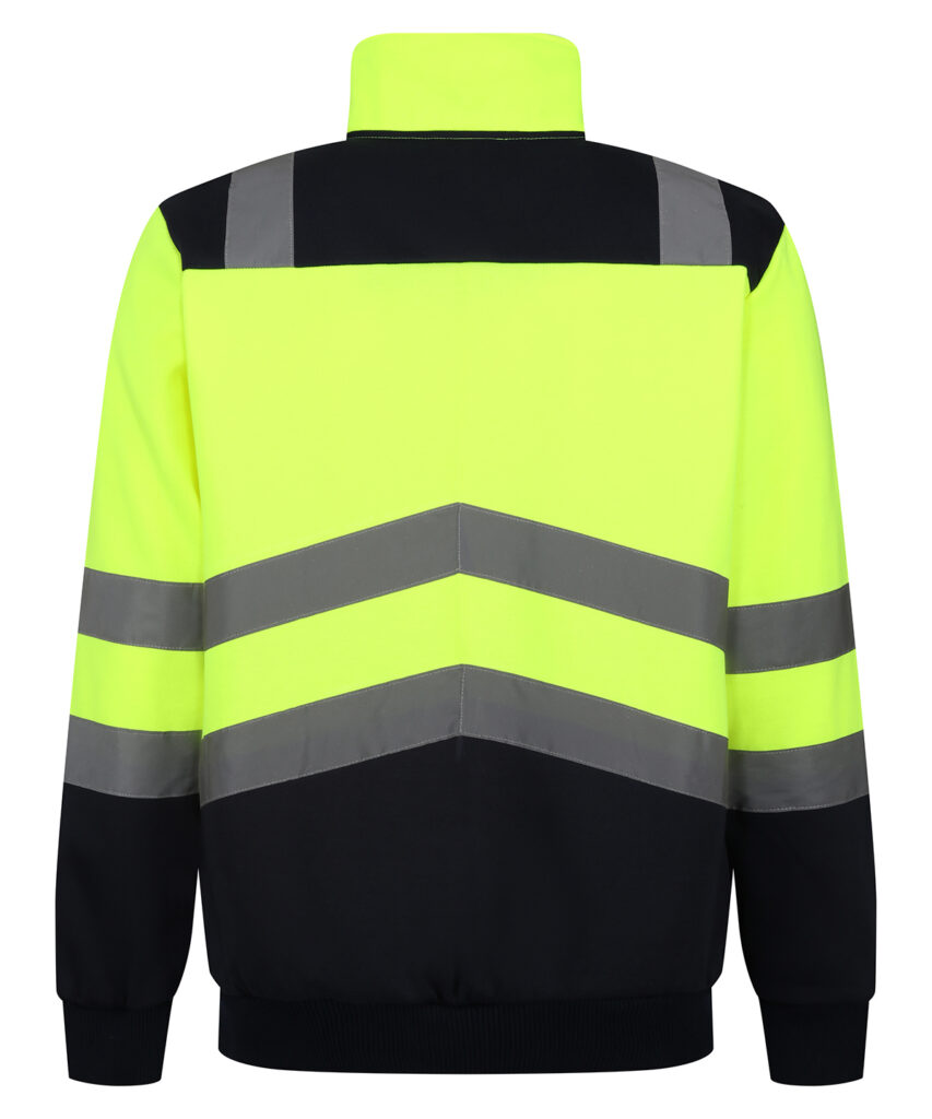 TRF670 Regatta Pro hi-vis ΒΌ-zip sweatshirt Featuring polyester sweat fabric