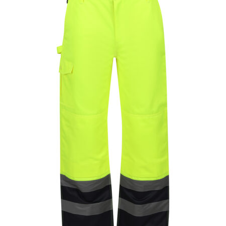 TRJ524R Regatta Pro hi-vis cargo trousers,  packed with pockets, hard-wearing - Image 6