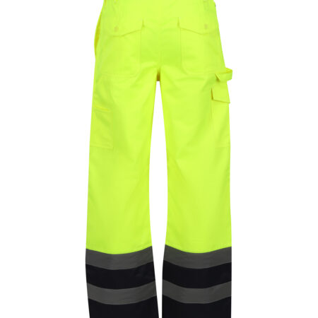 TRJ524R Regatta Pro hi-vis cargo trousers,  packed with pockets, hard-wearing - Image 5