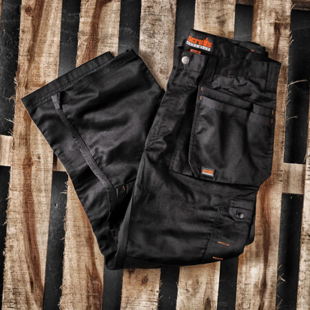 SH054 - Scruffs Worker plus trousers, Black and Navy, available in Regular, Short and Long - Image 2
