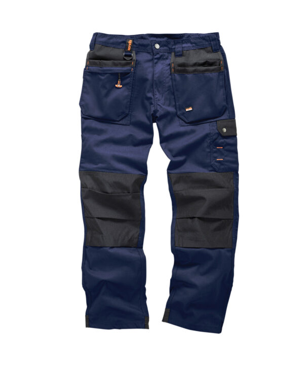 SH054 - Scruffs Worker plus trousers, Black and Navy, available in Regular, Short and Long