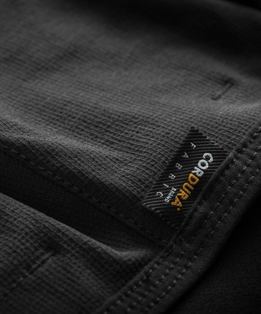 SH071BLAC Scruffs Pro Flex Plus Holster Trousers - flexible slim fit trousers with four-way stretch fabric