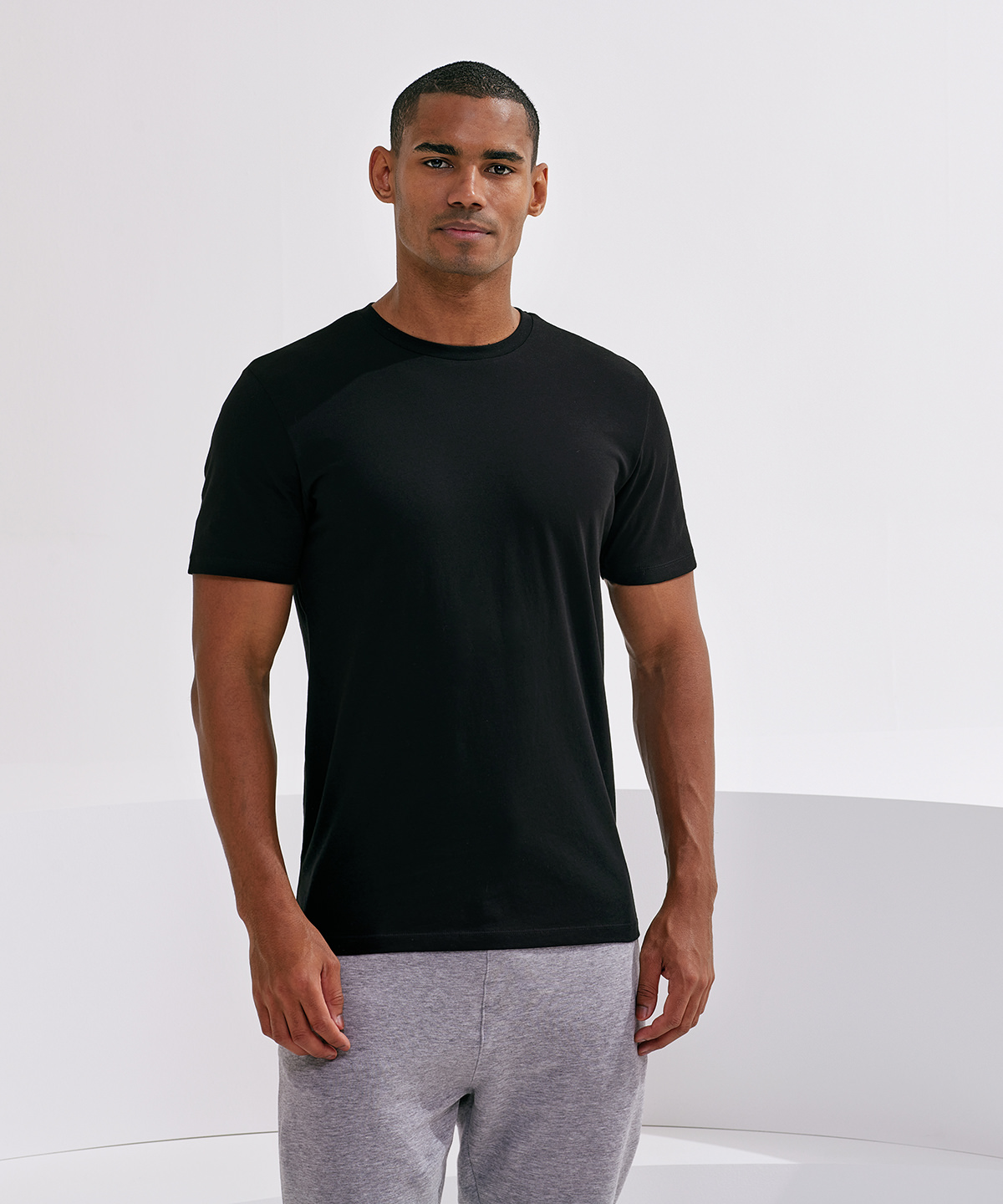 TR001- TriDriĀ® organic t-shirt 100% Organic cotton, Heather Grey: 90% Organic Cotton, 10% Viscose.