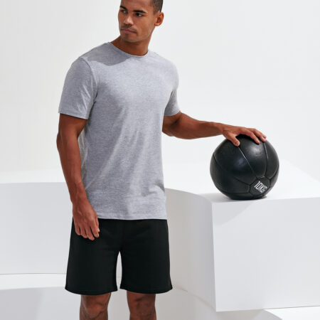 TR001- TriDri® organic t-shirt 100% Organic cotton, Heather Grey: 90% Organic Cotton, 10% Viscose. - Image 3