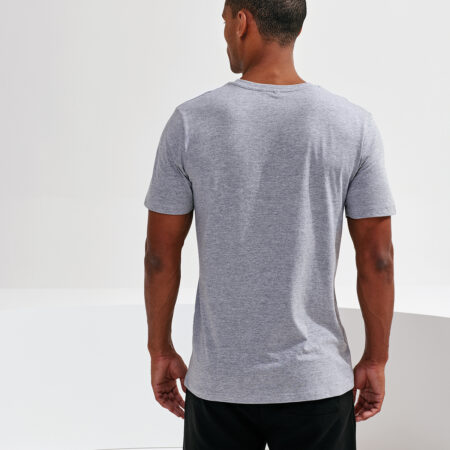 TR001- TriDri® organic t-shirt 100% Organic cotton, Heather Grey: 90% Organic Cotton, 10% Viscose. - Image 4