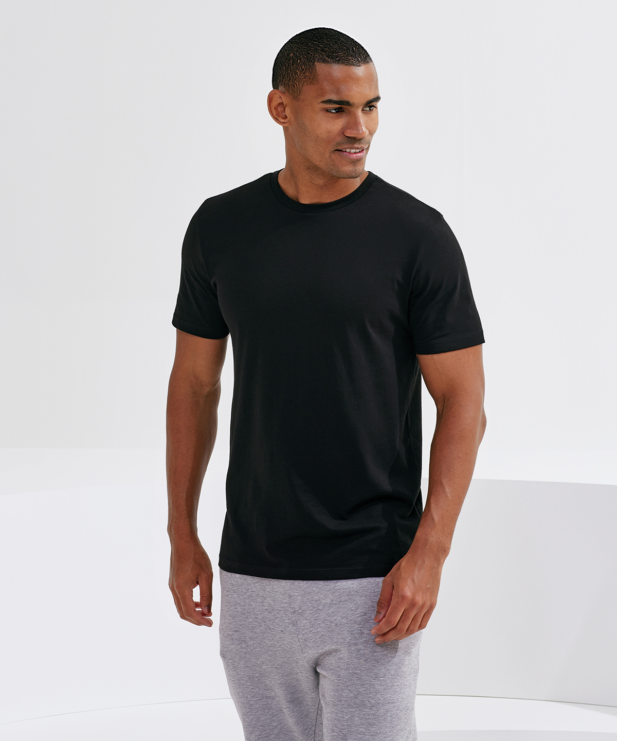 TR001- TriDriĀ® organic t-shirt 100% Organic cotton, Heather Grey: 90% Organic Cotton, 10% Viscose. - Image 5
