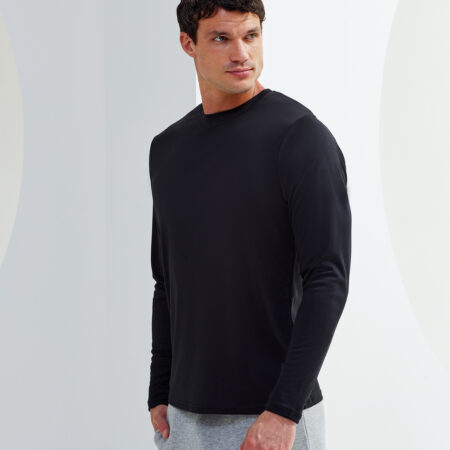 TR050-singleR TriDri® long sleeve performance t-shirt, Wicking fabric keeps you dry 1-4 rate - Image 2