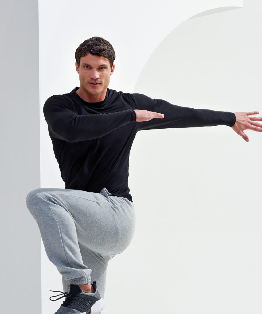 TR050-singleR TriDriĀ® long sleeve performance t-shirt, Wicking fabric keeps you dry 1-4 rate