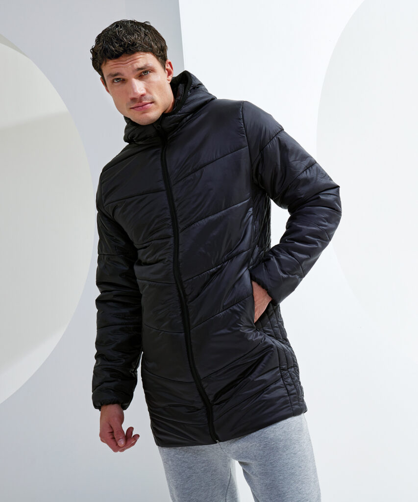 TR076 - Men's TriDri® microlight longline jacket, the men’s TriDri® microlight longline jacket offers plush warmth in a lightweight package