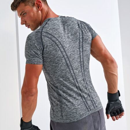 TR201-singleR TriDri® Seamless '3D fit' multi-sport performance short sleeve top, a seamless design for smooth comfort 1-4 rate - Image 4