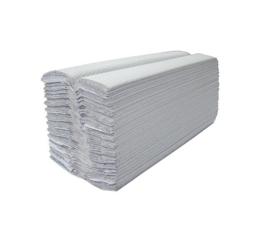 C Fold Luxury White Towels 2Ply (Case 2355 Towels)