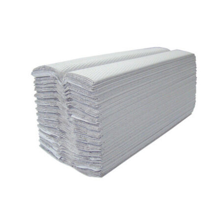 C Fold Luxury White Towels 2Ply (Case 2355 Towels)