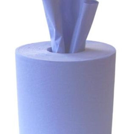 Blue Centrefeed W207 2ply Case of (6 Rolls x 150m)