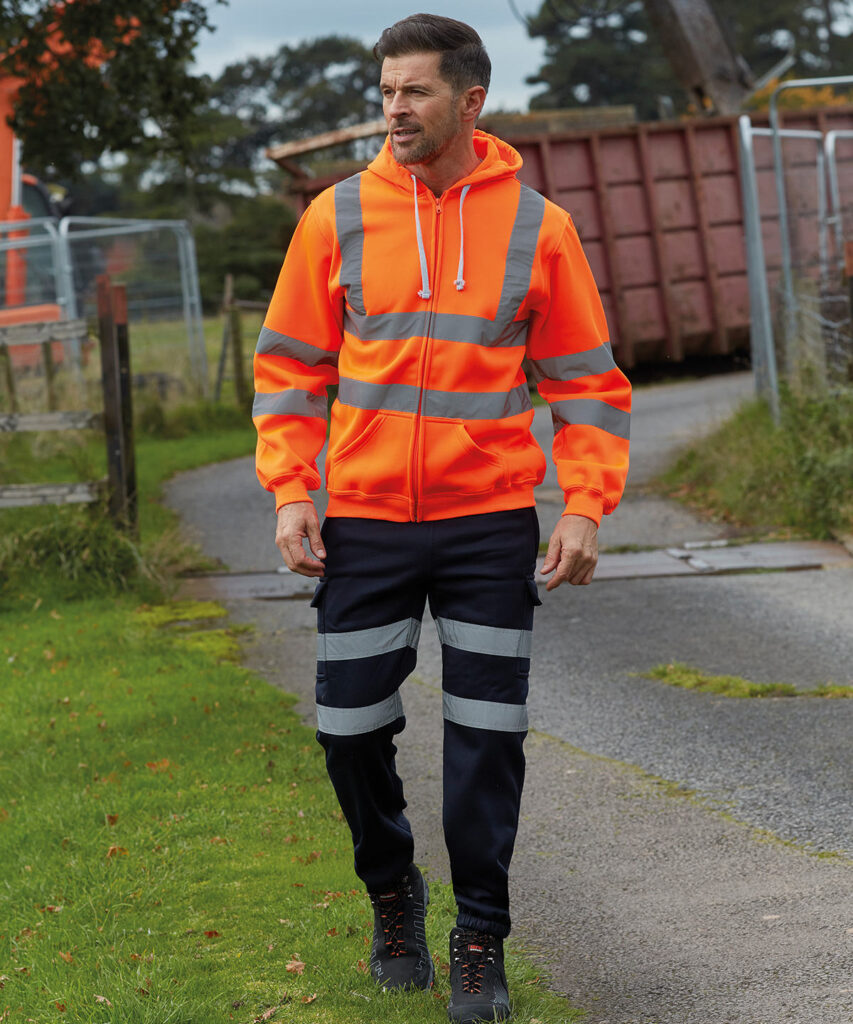 HVK07 - Hi-vis zip hoodie