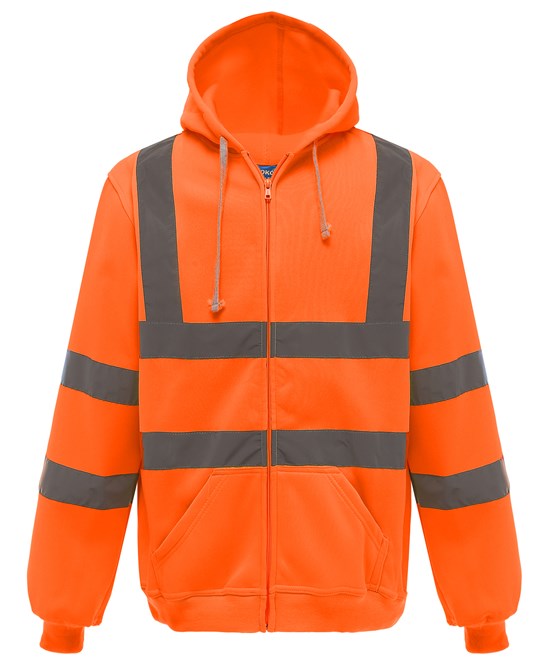 HVK07 - Hi-vis zip hoodie