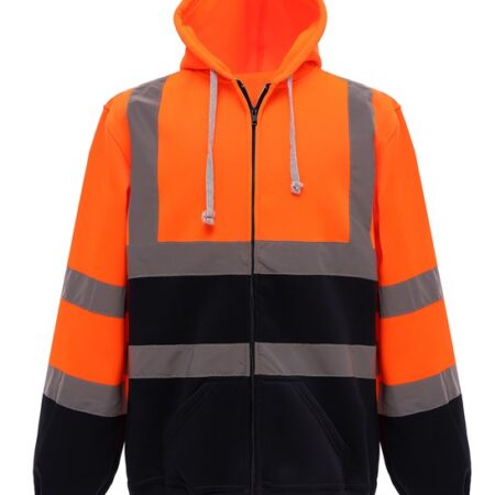 HVK07 - Hi-vis zip hoodie - Image 5