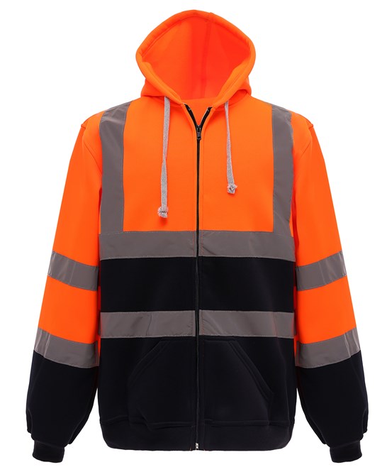 HVK07 - Hi-vis zip hoodie