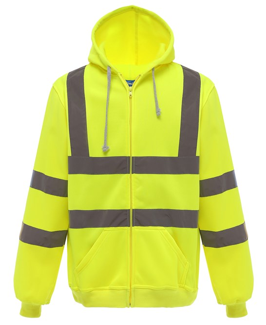 HVK07 - Hi-vis zip hoodie