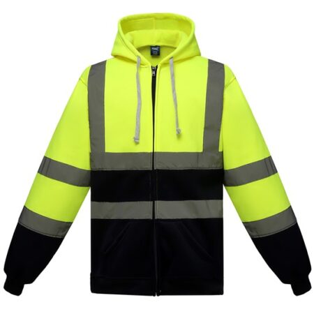 HVK07 - Hi-vis zip hoodie - Image 7