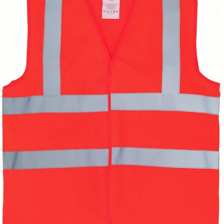 HVW100FR-OR Flame-retardant hi-vis sleeveless waistcoat Orange