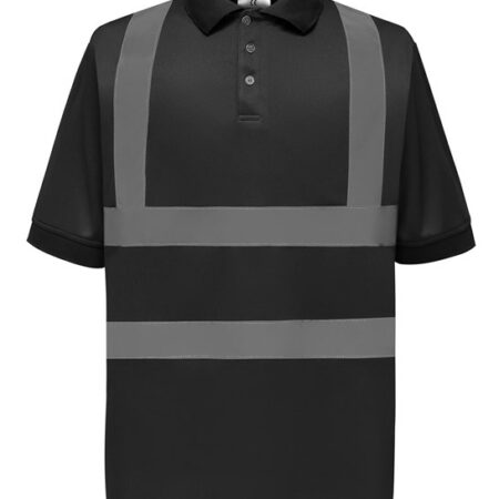 HVJ210 - Hi-vis short sleeve polo - Image 2