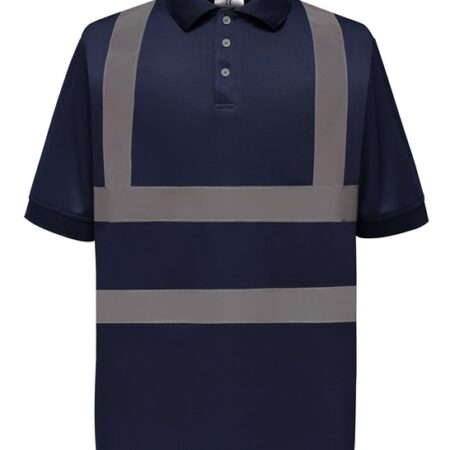HVJ210 - Hi-vis short sleeve polo - Image 3