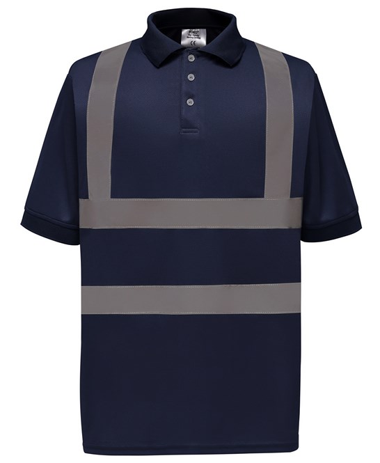 HVJ210 - Hi-vis short sleeve polo